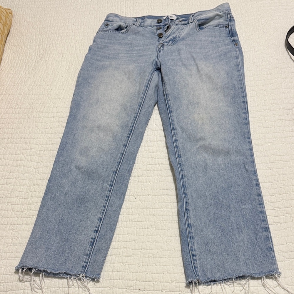 Pistola Light Blue Straight Leg Jeans